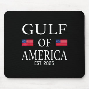 Retro Gulf Of Usa America Est 2025 American Flag M Mouse Pad