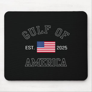 Retro Gulf Of Usa America Est 2025 American Flag M Mouse Pad