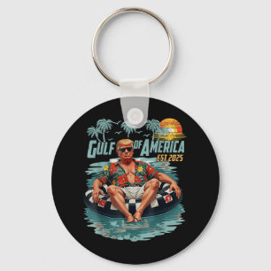 Retro Gulf Of Usa America Est 2025 American Gulf U Key Ring