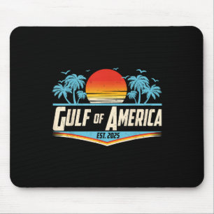 Retro Gulf Of Usa America Est 2025 American Gulf U Mouse Pad