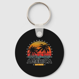 Retro Gulf Of Usa America Est 2025 American Key Ring