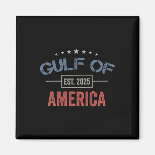 Retro Gulf Of Usa America Est 2025 Gulf Mexico 2 Magnet