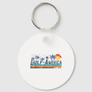 Retro Gulf Of Usa America Est 2025 Gulf Mexico For Key Ring