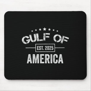 Retro Gulf Of Usa America Est 2025 Gulf Mexico  Mouse Pad