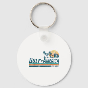 Retro Gulf Of Usa America Est 2025 Key Ring