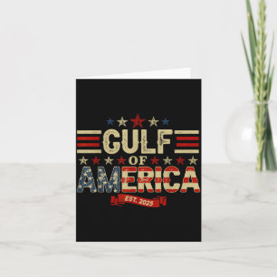 Retro Gulf Of Usa America Est 2025 Shirt Men Women Card