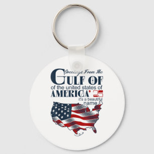 Retro Gulf Of Usa America Funny Gulf Of Mexico Jul Key Ring