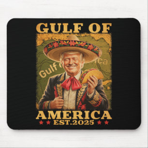 Retro Gulf Of Usa America Mexico Funny Trump Mexic Mouse Pad