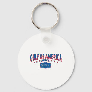 Retro Gulf Of Usa America Since 2025 Us Flag Gulf Key Ring