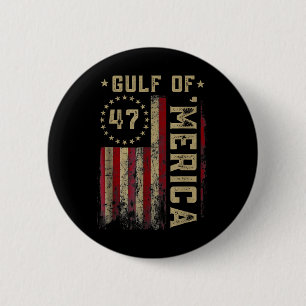 Retro Gulf Of Usa Merica Est 2025 American Flag 4t 6 Cm Round Badge