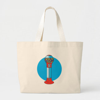 retro gumball machine large tote bag