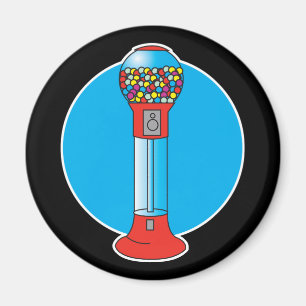 retro gumball machine magnet