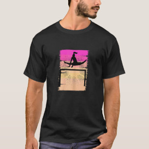 Retro Gymnastics Girls Motivational Birthday Acrob T-Shirt