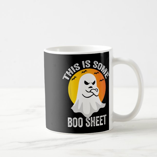 Retro Halloween Boo Ghost Costume This Is Some Boo Coffee Mug (Right)