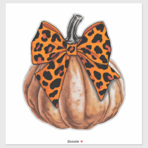 Retro Halloween Coquette Bow Pumpkin Spooky Fall
