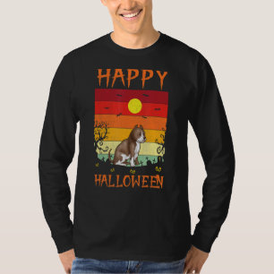 Retro Halloween Costume Matching Pitbull Dog Hallo T-Shirt