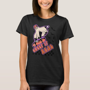 Retro Halloween Creep it Real Vintage Ghost Hallow T-Shirt