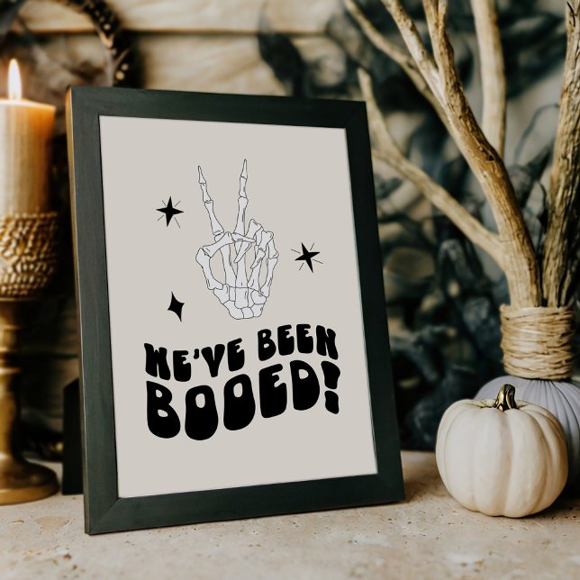 Retro Halloween Groovy Boo Neighbour Game Sign (Creator Uploaded)