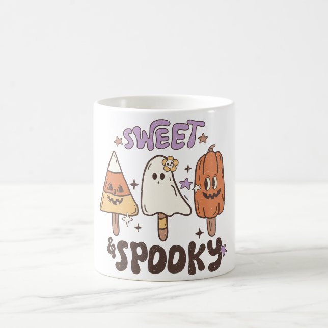 Retro Halloween Ice Cream Coffee Mug (Center)