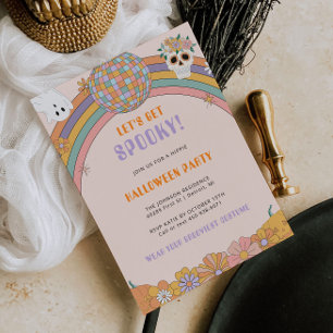 Retro Halloween Invitation for a Groovy Halloween