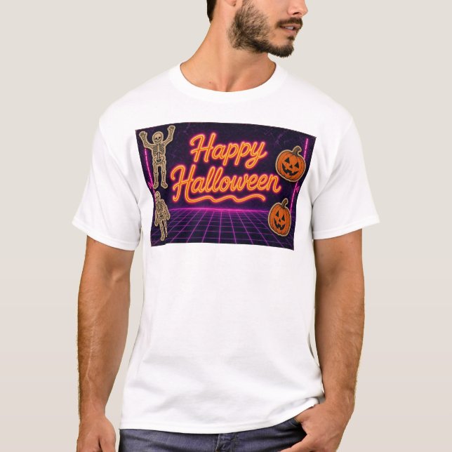 Retro Halloween T-Shirt (Front)