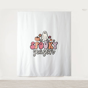 Retro Halloween Tapestry