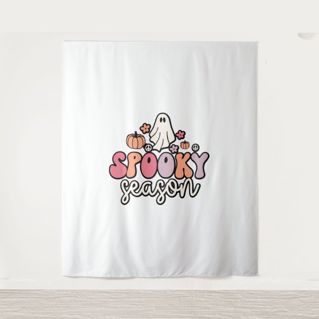 Retro Halloween Tapestry (Front)