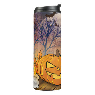 Retro Halloween Thermal Tumbler