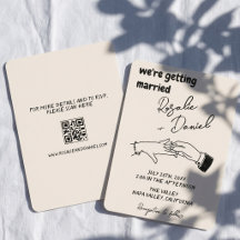 Retro Hand-Drawn Bold Quirky Boho Wedding