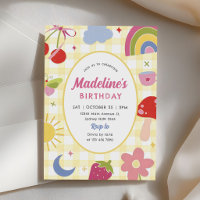 Retro Hand Drawn Quirky Birthday Party