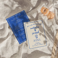 Retro Hand Written Drawn Unique All In One Wedding