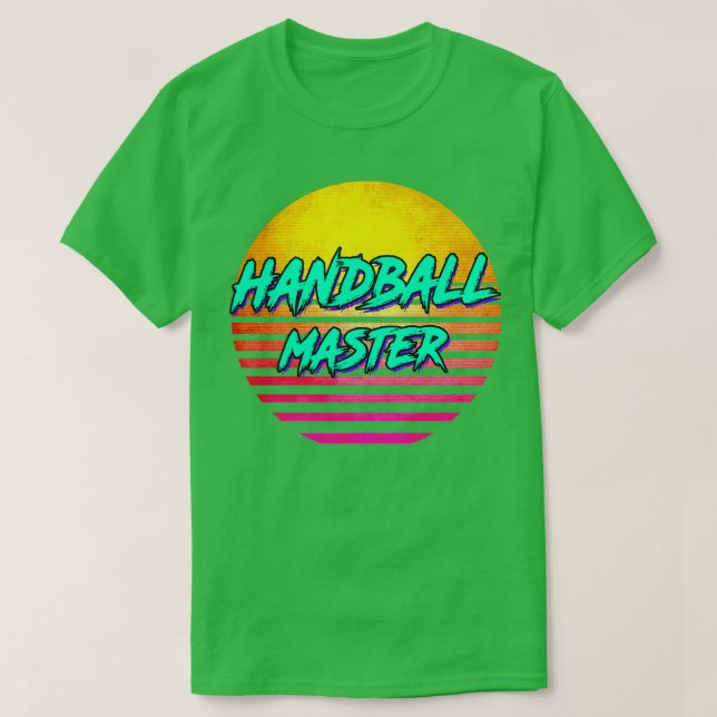 Retro Handball Lover Gift T-Shirt (Design Front)
