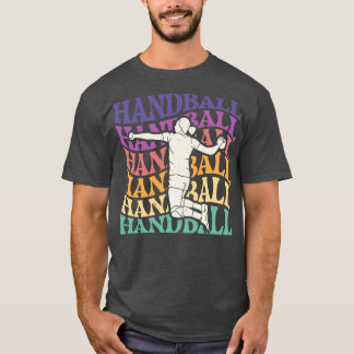 Retro Handball Player Handballer Sports Goalkeeper T-Shirt