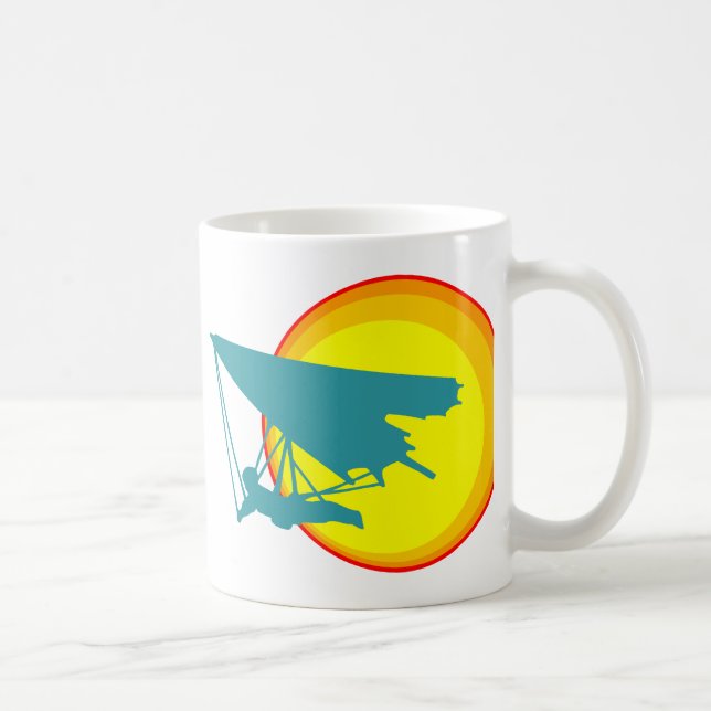 retro hang glider coffee mug (Right)
