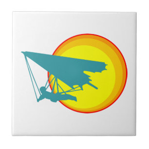 retro hang glider tile