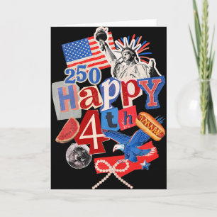 Retro Happy 4th Of July 2025 Fourth Of July For Me Card