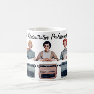 Retro Happy Administrative Professionals Day  Coffee Mug