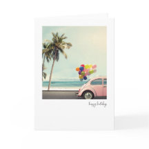 Retro Happy Birthday Card