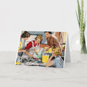 Retro Happy Birthday Card