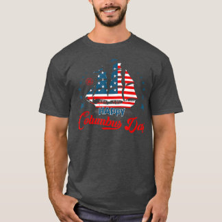 Retro Happy Columbus Day, Columbus Day Men Women T T-Shirt