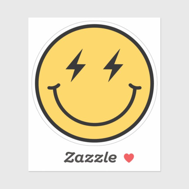 Retro Happy Face (Sheet)