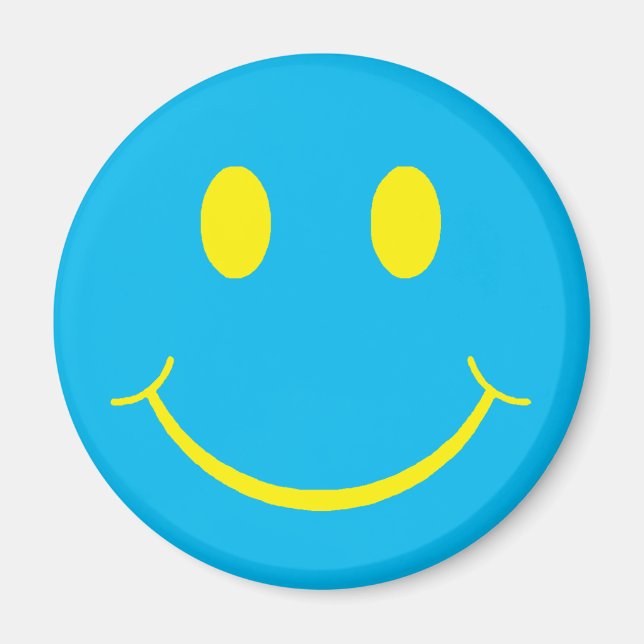 Retro Happy Face Magnet (Front)