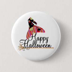 Retro Happy Halloween 6 Cm Round Badge