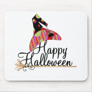 Retro Happy Halloween Mouse Pad