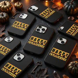 Retro Happy Halloween Spooky iPhone Case