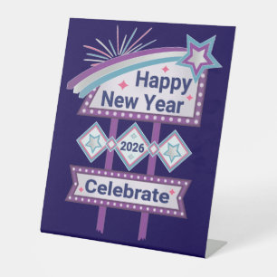 Retro Happy New Year Sign – Celebrate Marquee