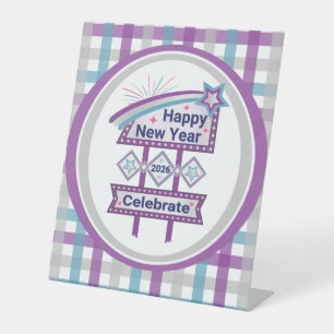 Retro Happy New Year Sign – Celebrate Marquee