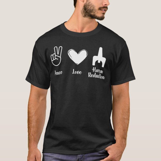 Retro Harm Reduction Overdose Awareness Nurse Long T-Shirt (Front)