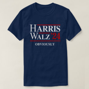 Retro Harris Walz '24 - Obviously T-Shirt