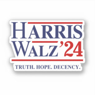 Retro Harris Walz '24 - Truth Hope Decency